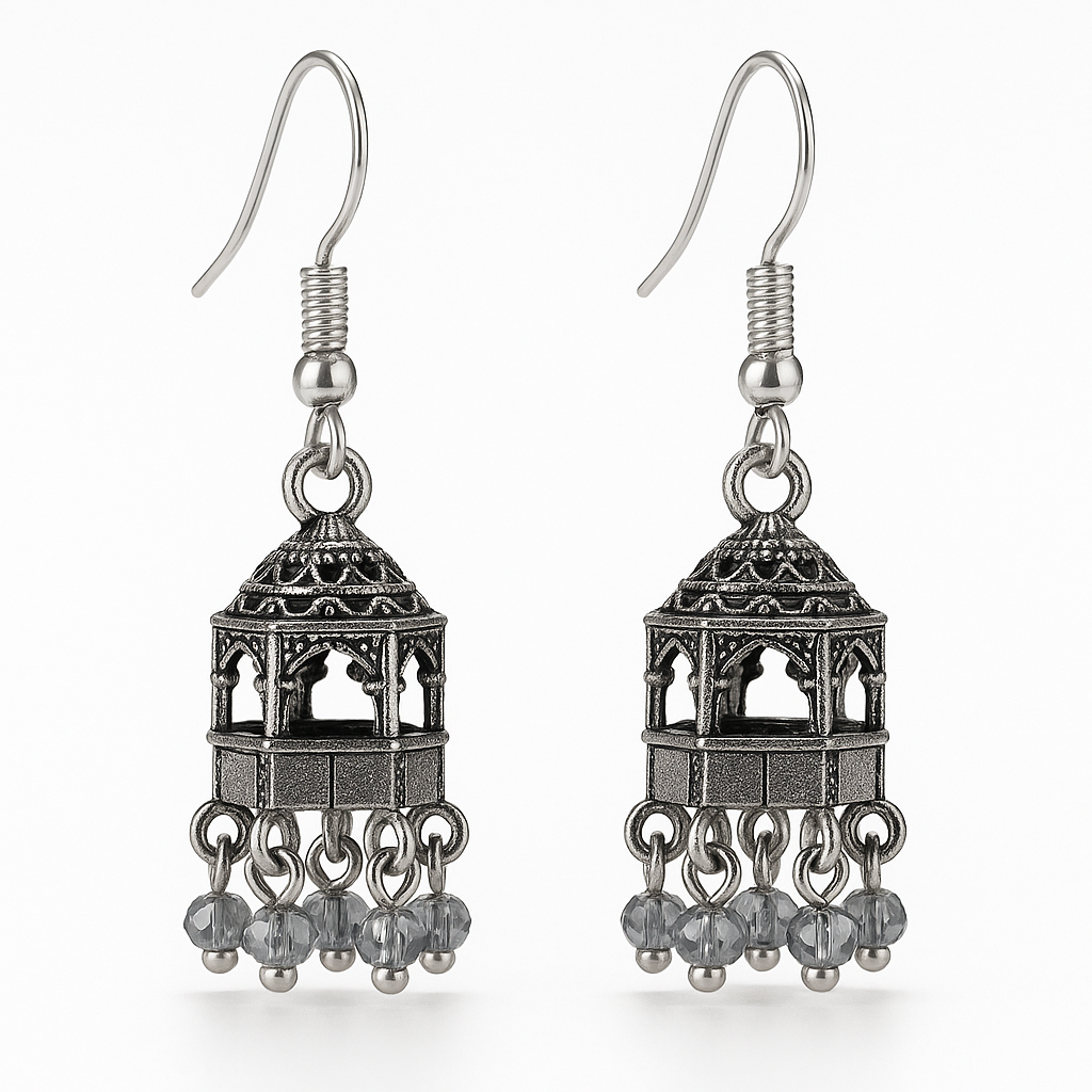 Heritage Minaret Jhumka Earrings