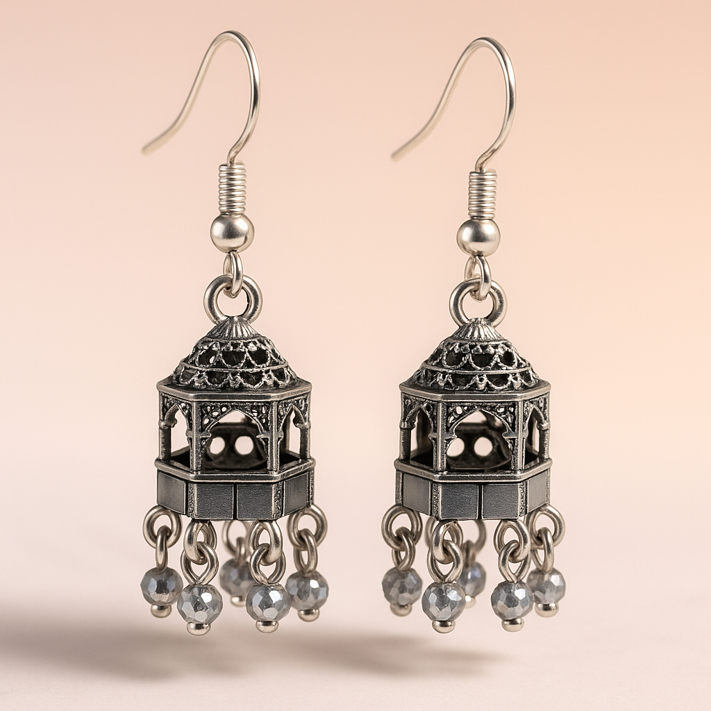 Heritage Minaret Jhumka Earrings