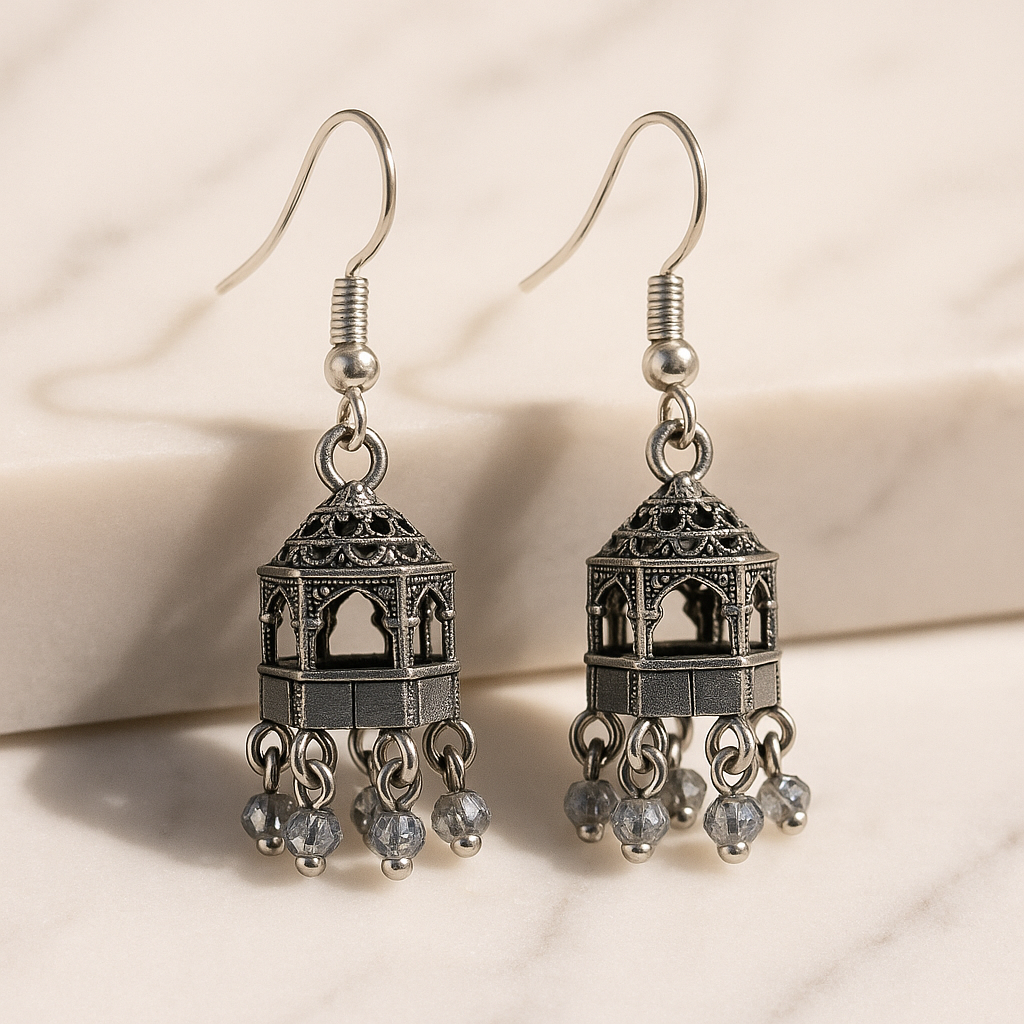 Heritage Minaret Jhumka Earrings